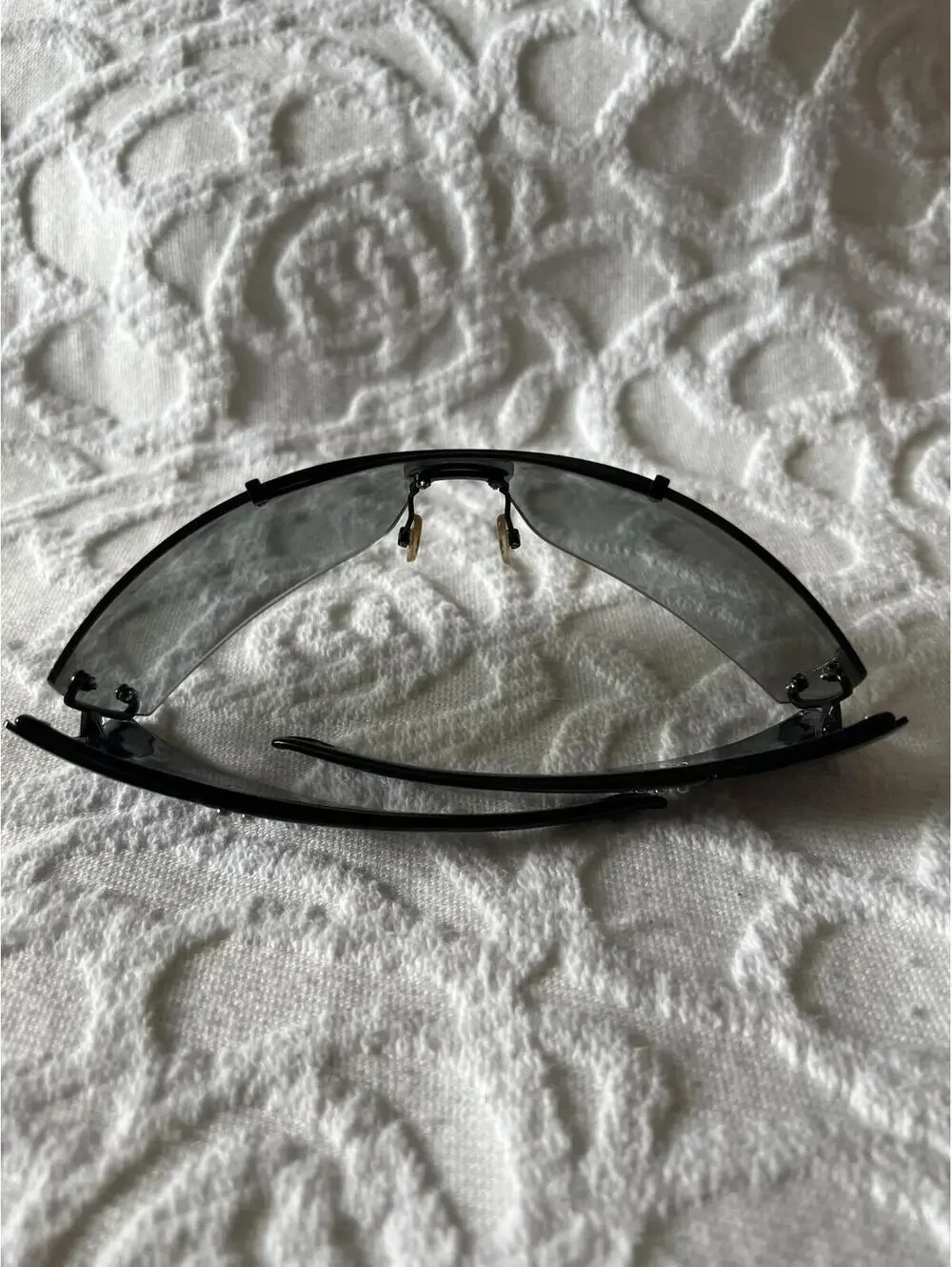 Vintage 90s/Y2K Christian Dior Diorito 2 Sunglasses w/ Studded Sides, PECVK - Picture 5 of 9
